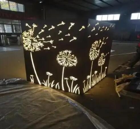 秦州耐候钢灯箱